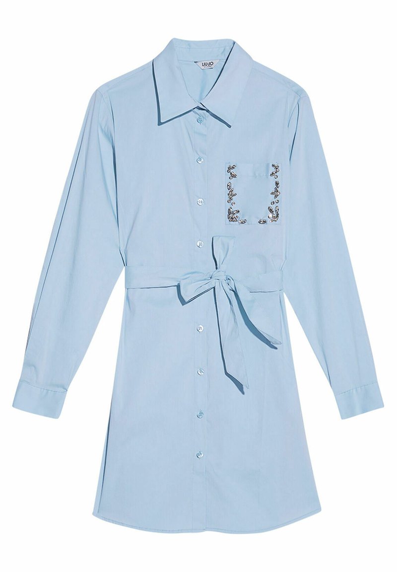 Damen Freizeitkleider | Liu Jo Jeans Blusenkleid light blue/hellblau - ZJ82455 Damen Freizeitkleider | Liu Jo Jeans Blusenkleid light blue/hellblau - ZJ82455
