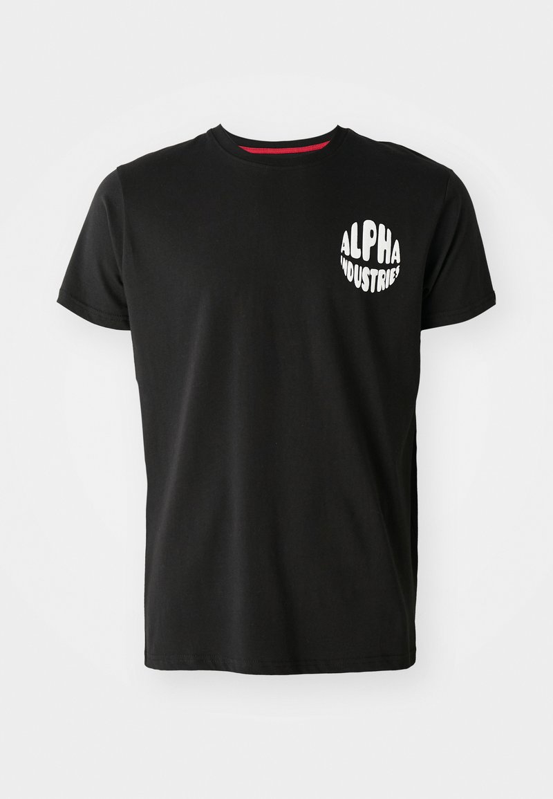 alpha industries T-shirt print zwart