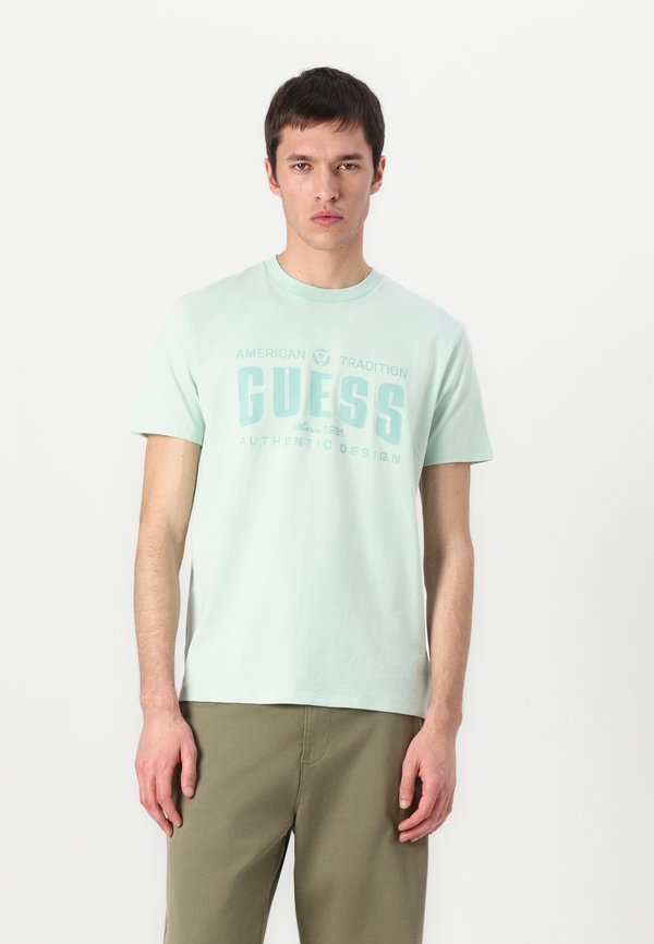 TRADITION TEE - Print T-shirt - minty mist