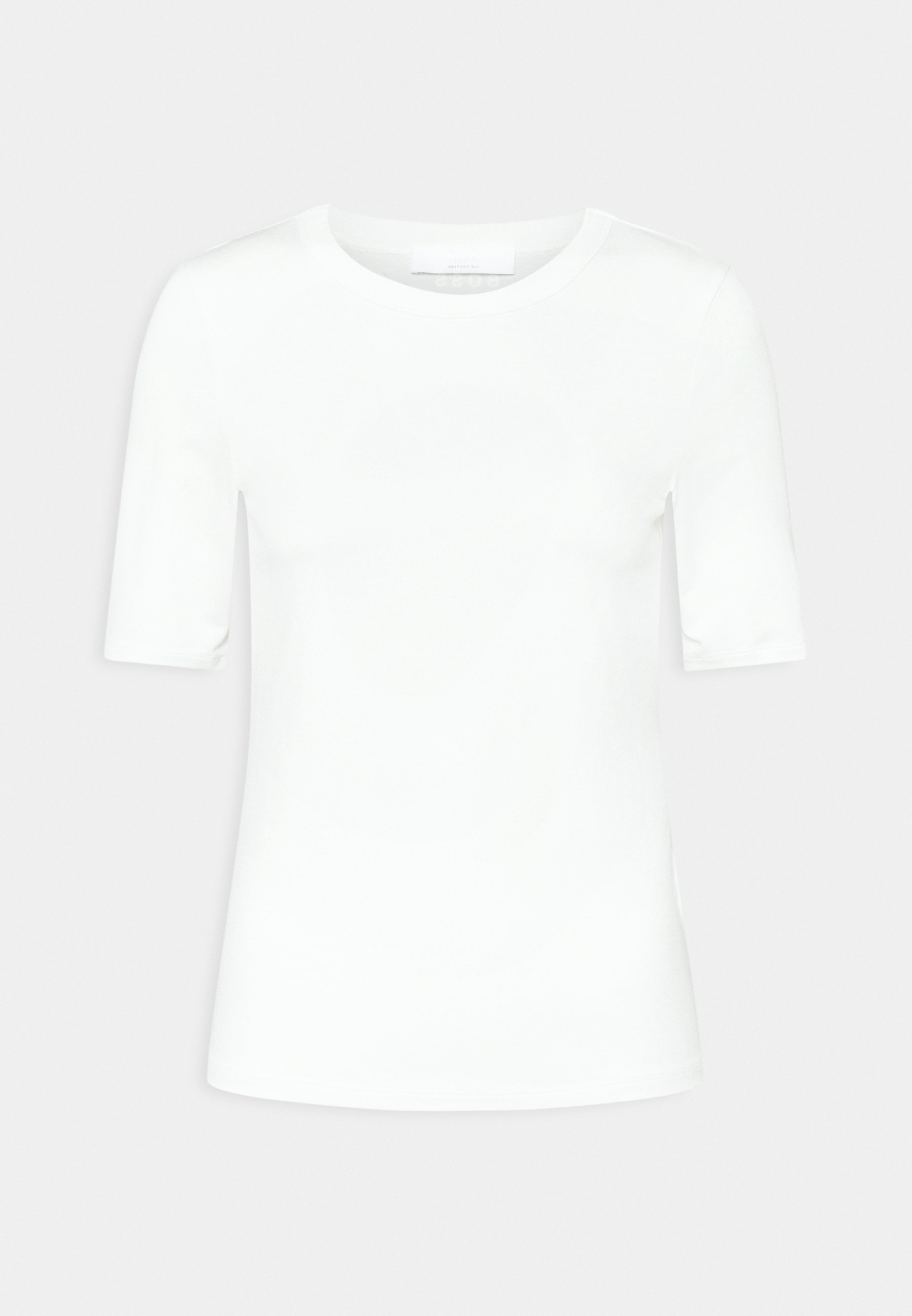 売れ筋商品|||ボス Tシャツ レディース トップス EFITA - Basic T-shirt - open white Fashion White T-Shirts & Tops for Women by HUGO BOSS