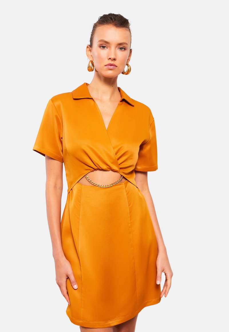 Damen Kleider | LC Waikiki SHORT SLEEVEEtuikleidyellow/gelb - ZR07114 Damen Kleider | LC Waikiki SHORT SLEEVEEtuikleidyellow/gelb - ZR07114