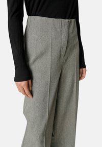 Soaked in Luxury SLLILU WIDE LONG - Housut - grey melange suiting