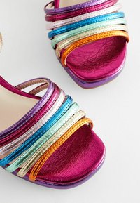 Next PLATFORM HEEL OCCASION REGULAR FIT - Páskové sandály  - multicolour rainbow