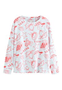 Next TALL FIT - LONG SLEEVE SET - Pyžamová sada - blue cosy season