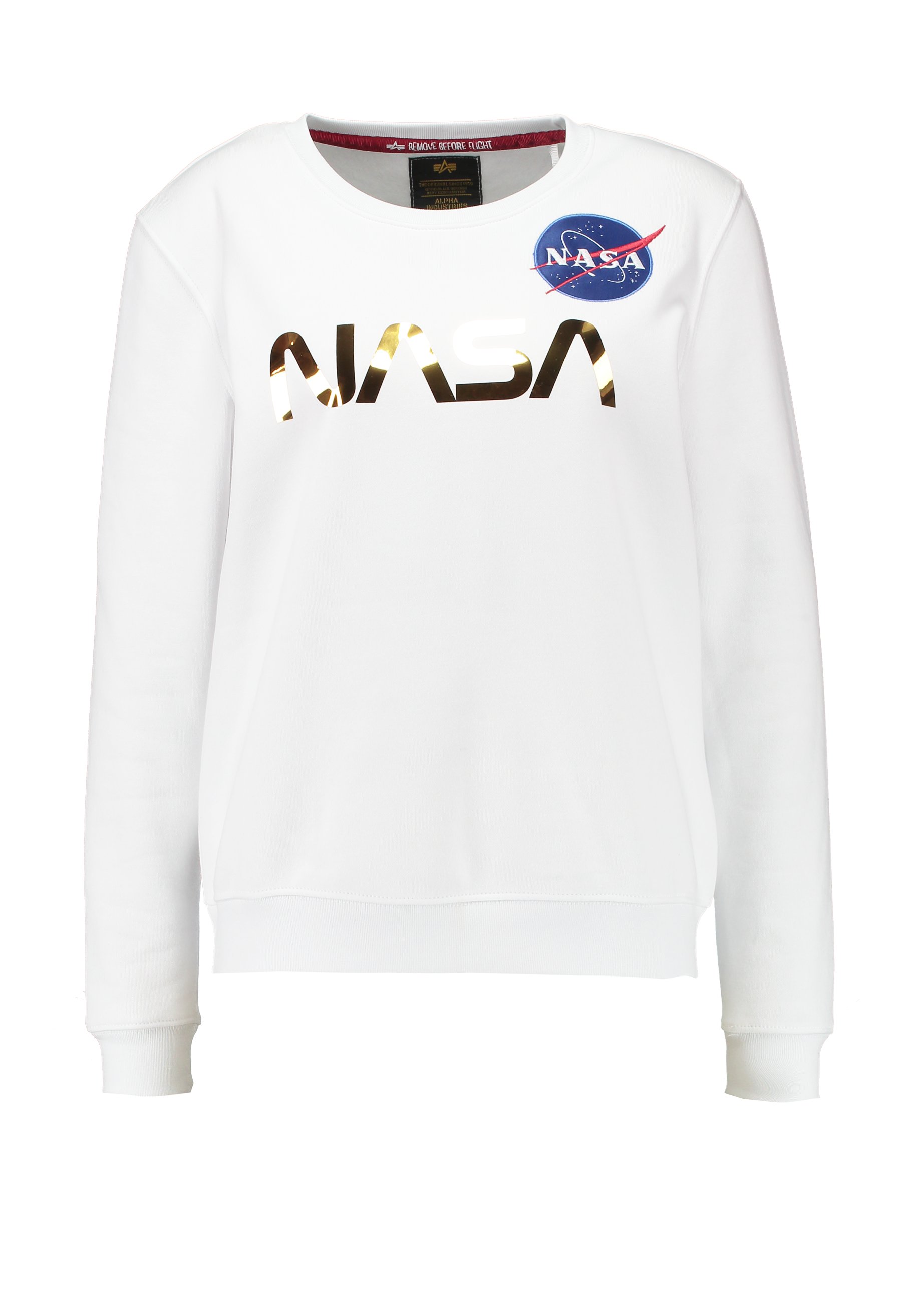 nasa white sweater