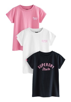 ESSENTIALS 2 PACK - T-shirt con stampa - pink