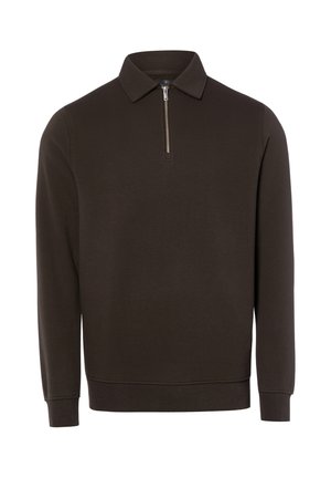 Nils Sundström, NILS SUNDSTRÖM SWEATSHIRT - Polo shirt - schlamm