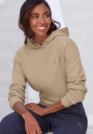 LASCANA, LASCANA KAPUZENPULLOVER - Kapuzenpullover - khaki