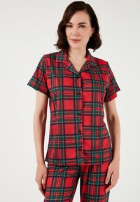 LELA REGULAR FIT - Komplet pidžame - red black