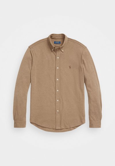 Polo Ralph Lauren LONG SLEEVE - Ing - dark taupe heather