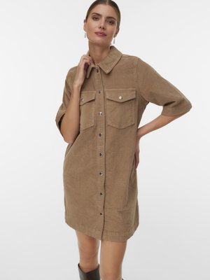 Vero Moda VMFENJA SHORT NOOS - Paitamekko - beige