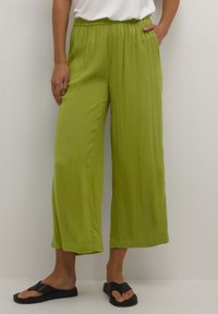 Kaffe DACIA AMBER - Trousers - calla green