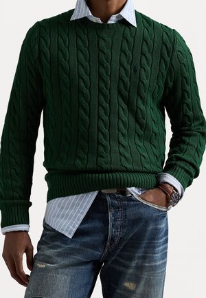 Strickpullover - green