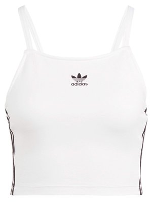 adidas Originals ADICOLOR 3-STRIPES CROP LONG-SLEEVE - Débardeur - white