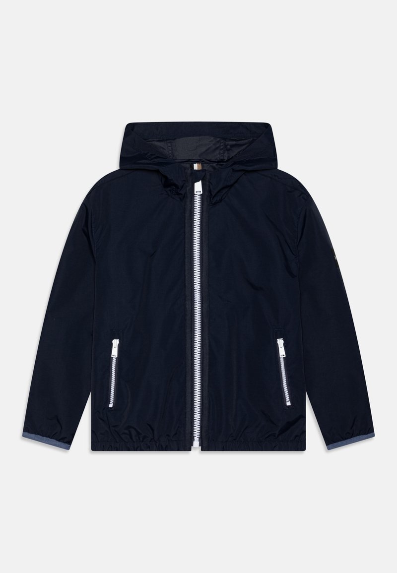 BOSS Kidswear HOODED WINDBREAKER - Light jacket - navy