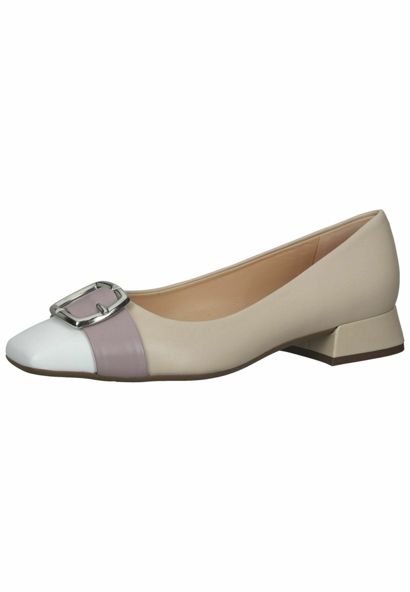 Damen Klassische Ballerinas | Peter Kaiser Klassischer Ballerina beige/weiß - PZ11560 Damen Klassische Ballerinas | Peter Kaiser Klassischer Ballerina beige/weiß - PZ11560