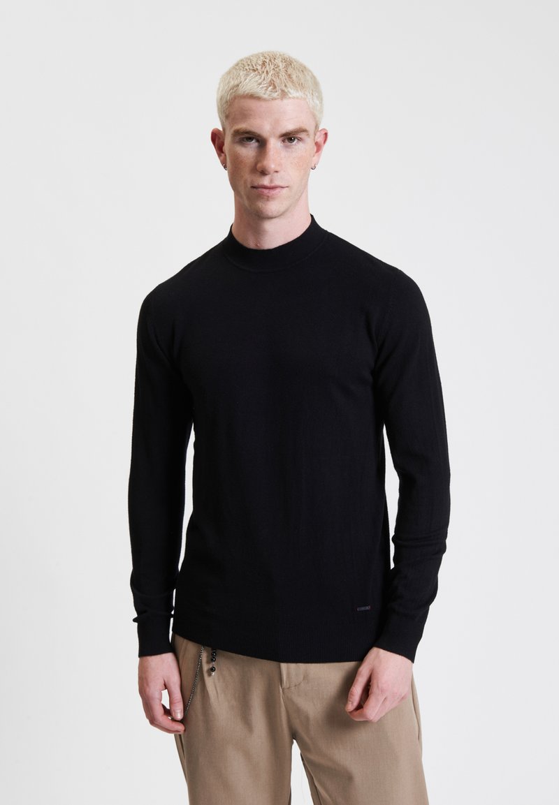 Gianni Lupo MOCKNECK - Trui - black