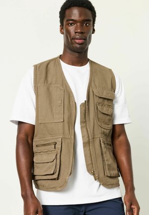 FatFace, REGULAR FIT  - Waistcoat - khaki green