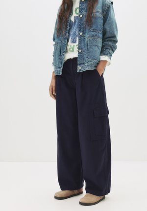 Pantaloni cargo - dark blue