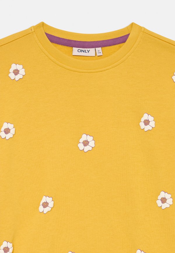 KMGSUNNY LOOSE O NECK PRINT - Sweatshirt - spicy mustard2