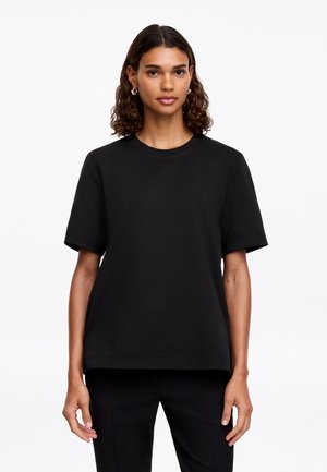 ARKET, ARKET PEARL HEAVYWEIGHT T-SHIRT - Camiseta básica - black