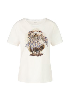 Marc Cain, MIT 3D-APPLIKATION - Print T-shirt - off white