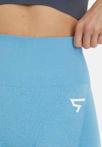 SQUATPROOF ROW SEAMLESS HIGH WAISTED SPORT  - Pajkice – hlače - sky blue