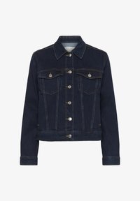 Unselected, rinse blue denim