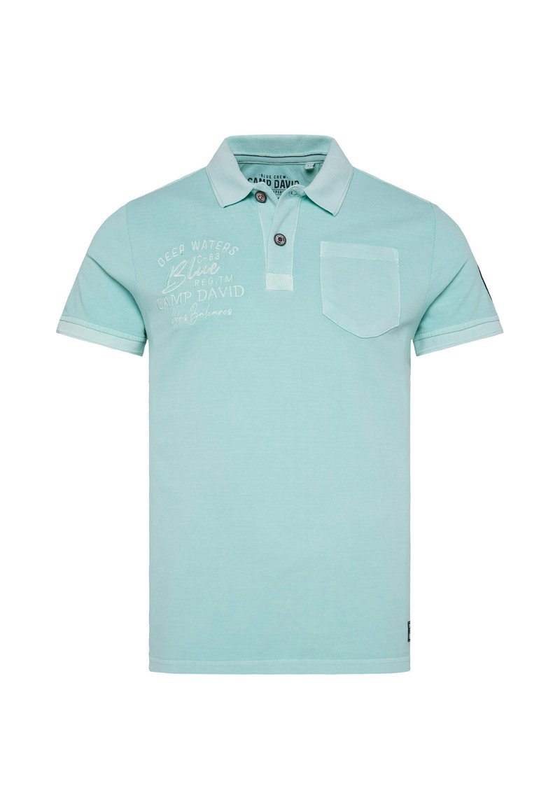 Camp David Chemise à Manches Courtes Dip Dye Pour Homme