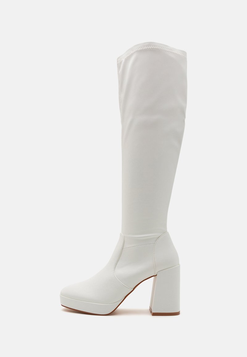 RAID CANNON - Botas de plataforma - white