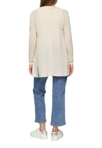 s.Oliver VAN ZUIVER - Strickjacke - beige