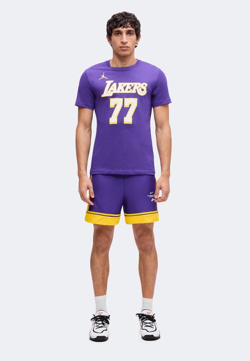 Nike NBA LOS ANGELES LAKERS LAL PRO SHORT - Club wear - field purple/amarillo — foto 2