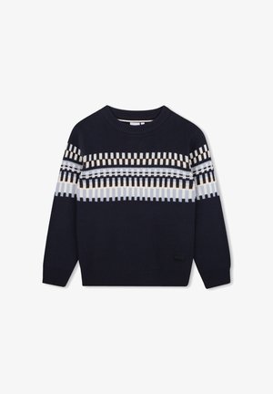 BOSS Kidswear, PULLOVER KIDS TEENS - Πουλόβερ - navy