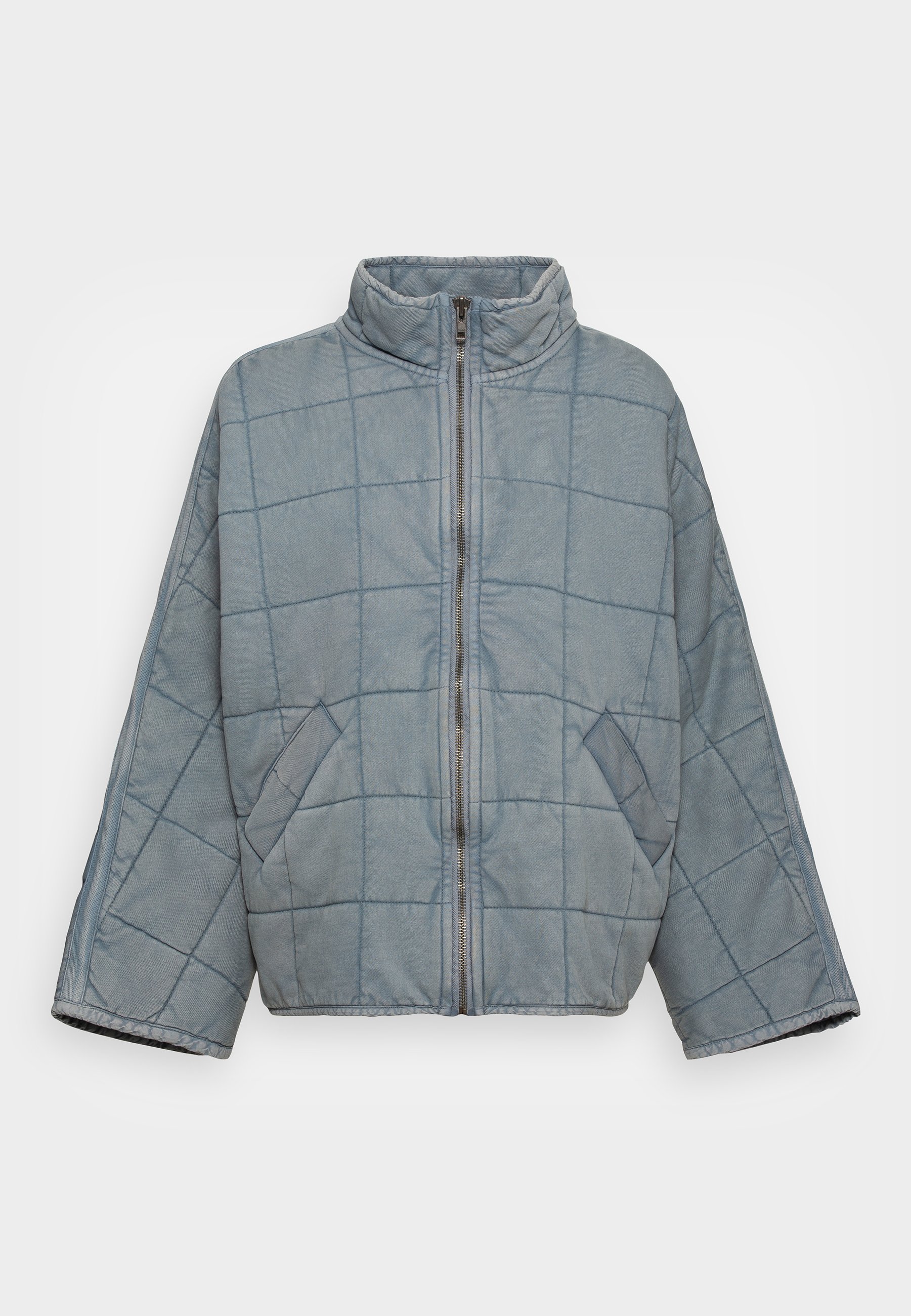 Free People Dolman Quilted Jacket - Silver Lining Female Grey L