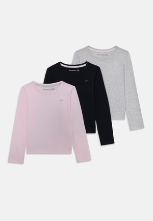 TEE 3 PACK - Tops ar garām piedurknēm - cradle pink