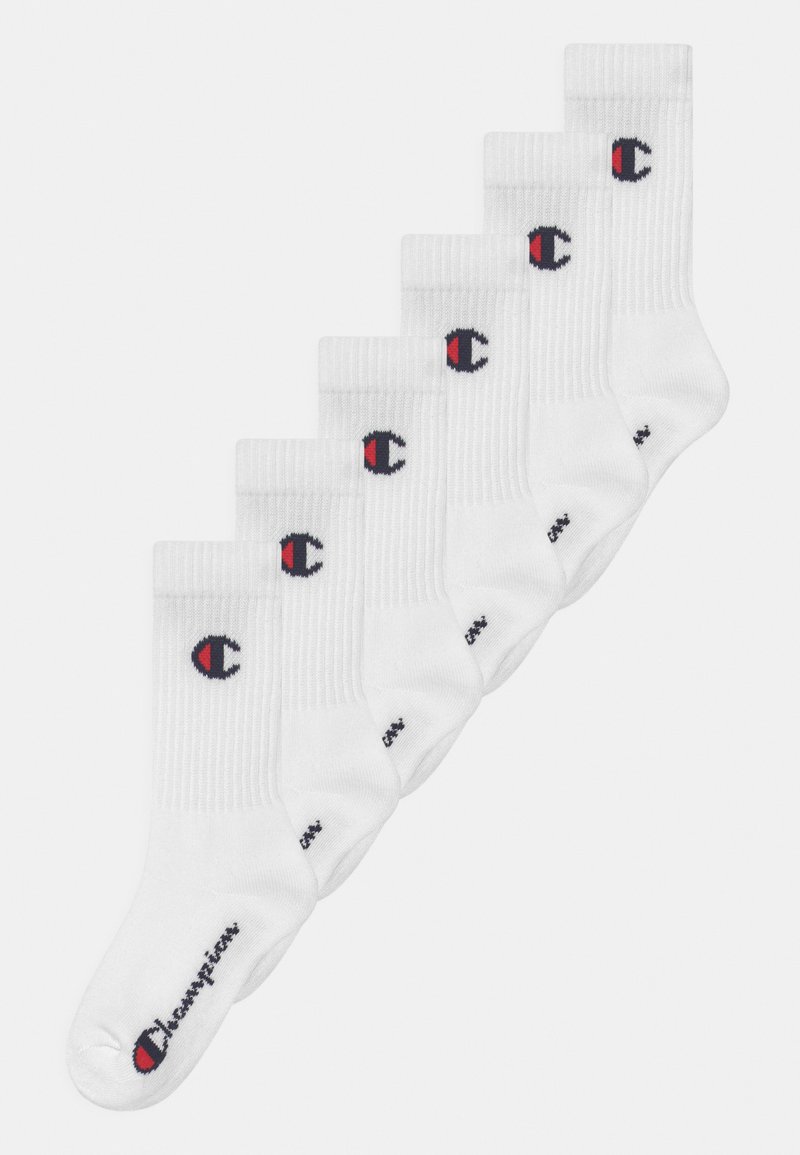Champion - CREW UNISEX 6 PACK - Chaussettes de sport - white, Agrandir
