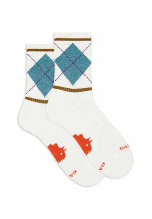 UNISEX CON LOSANGA - Calze - white