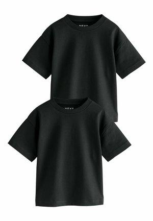 Next, SHORT SLEEVE FIT - PLAIN T-SHIRTS 2 PACK . - Basic T-shirt - black