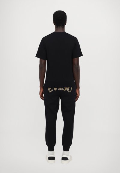 Evisu POCKET & SEAGULL TEE - Μπλουζάκι με στάμπα - black