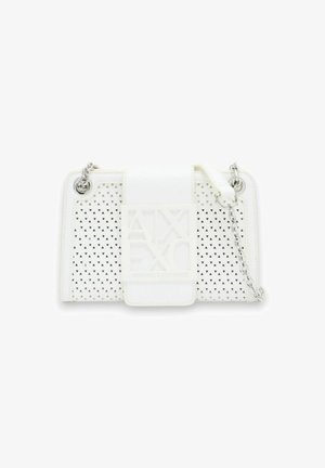 Armani Exchange, BORSA DONNA ARMANI EXCHANGE XW000281AF22626-U0011 BIANCO SPORCO - Skuldertasker - bianco sporco