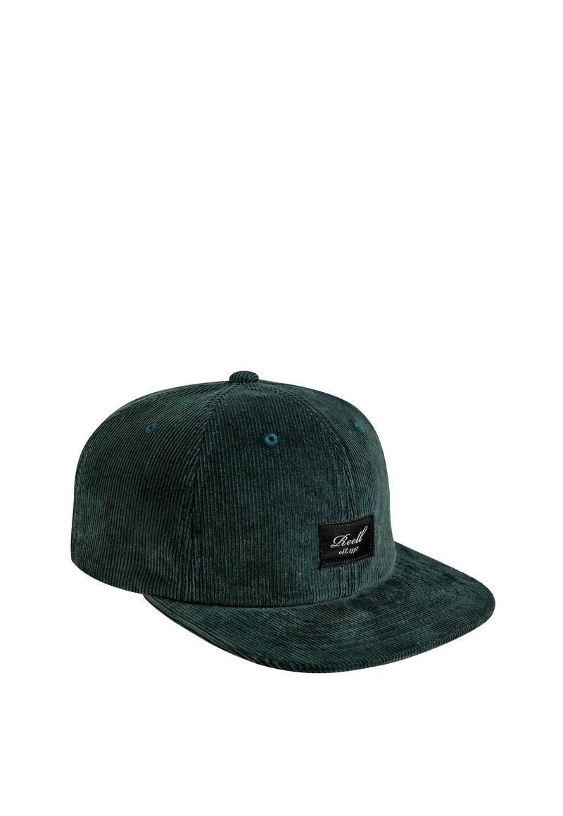 Reell FLAT 6-PANEL - Cap - dark green cord