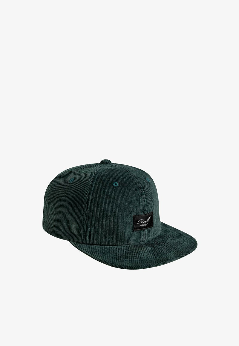 Reell FLAT 6-PANEL - Cap - dark green cord