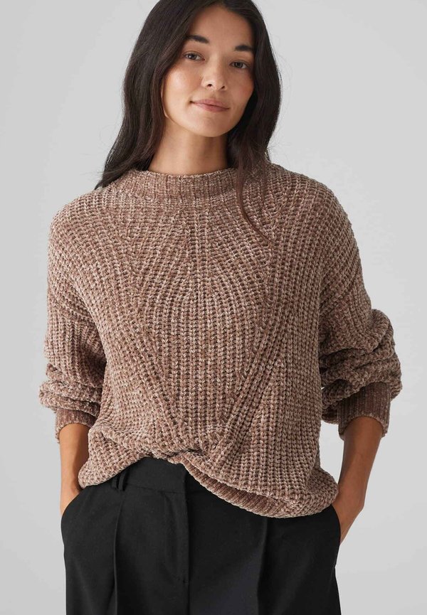 PANETA - Strickpullover - warm taupe