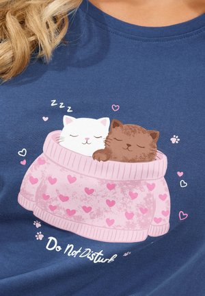 Yours Clothing, PLUS SIZE NIGHTDRESSES & CHEMISES - Nachtjapon - blue