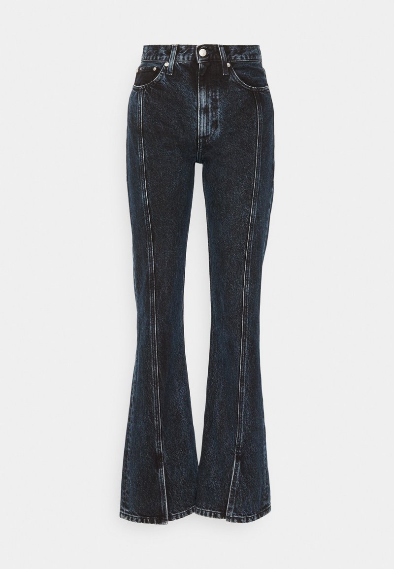 Calvin Klein Jeans AUTHENTIC FRONT SPLIT - Bootcut jeans - denim