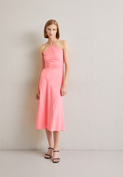 DESIGNERS REMIX EXCLUSIVE VALERIE HALTER LONG DRESS - Rochie cocktail/Rochie petrecere - pink