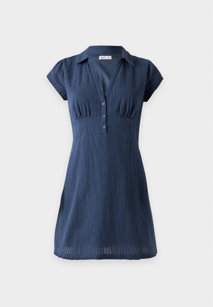 Hollister Co., COLLARED SHIRT DRESS - Päevakleit - dark blue