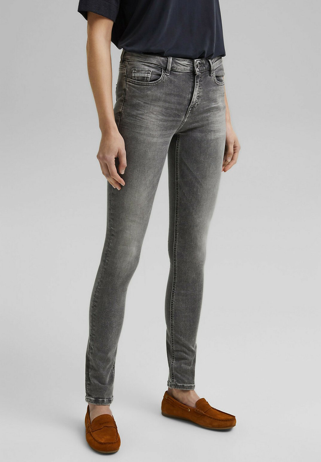 grey medium washed/grey denim 