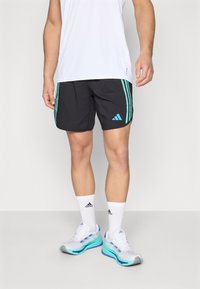 adidas Performance - SHORT - Sports shorts - black/acid mint/bright blue Thumbnail Image 1