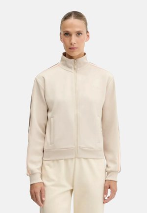 Felpa con zip - beige